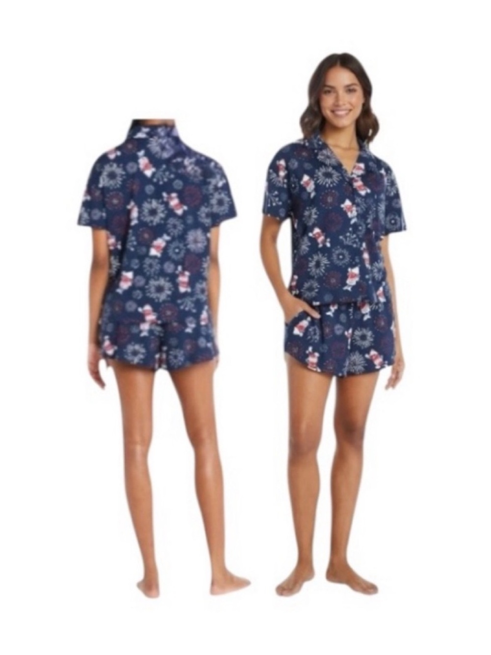 Way To Celebrate Americana Shorty Pajama Set